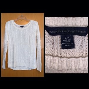 Off white, lightweight sweater.